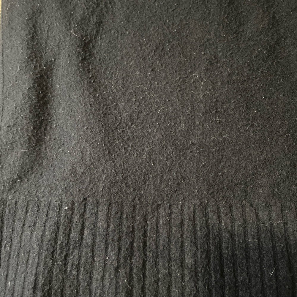 Free People Black Oversized Wool Blend Sweater Size S - Picture 3 of 6
